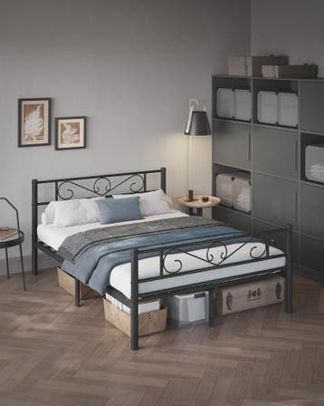 Stijlvol Metalen Bed 140x200 cm - Duurzaam en Elegant Bedfra, Verzenden, Nieuw
