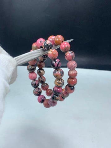 Natuurlijke rhodoniet Armbanden- 88 g - (2)