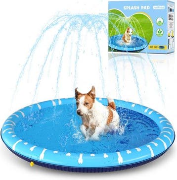 Hondenzwembad - 100 cm - Dierenzwembad - Zwembad hond - Blau, Verzenden, Zo goed als nieuw