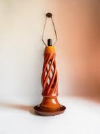 Sculptural Large Mid-Century Modern - Lamp - Mahonie - 79 cm