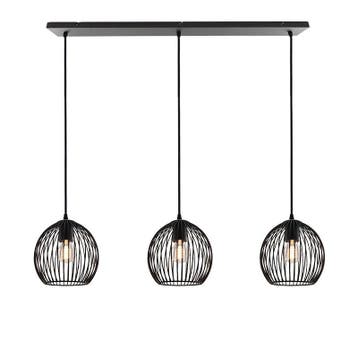 Industriële hanglamp zwart, Wiro, Ophalen of Verzenden, Nieuw, Metaal, Industrieel