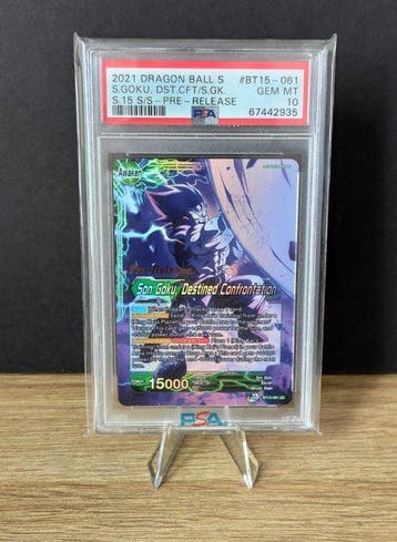 Dragon Ball Super - Son Goku Leader Pre-release Graded card, Nieuw