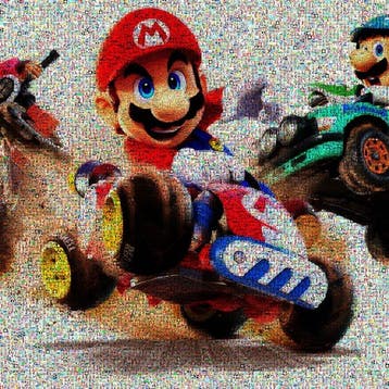 David Law (1967) - Crypto Mario Kart World, Antiek en Kunst