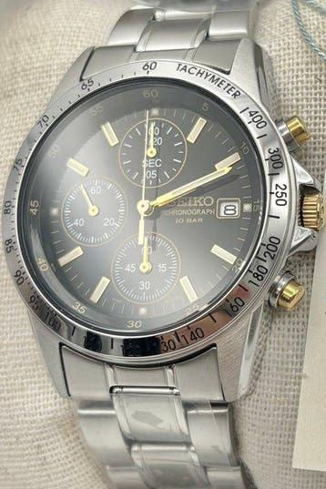 Seiko - Chronograph - Zonder minimumprijs - SBTQ043 - Heren
