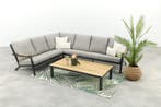 VDG Santos/Mindo loungeset - loungebank - antraciet 2-delig, Verzenden, Nieuw, Hout, Loungeset