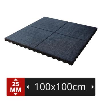 Grote Rubber tegels 100x100x2,5 speel tuin terras EN1177 !!, Kinderen en Baby's, Speelgoed | Buiten | Speeltoestellen, Ophalen of Verzenden