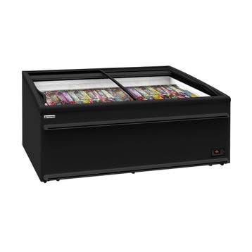 GGM Gastro | Vrieseiland - 2106x858mm - 483 liter - 2 glazen, Verzenden, Nieuw, Inbouw