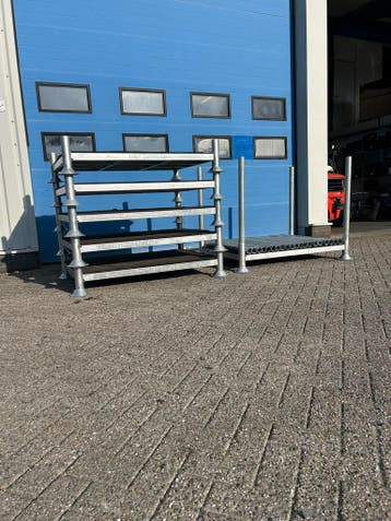 Stapelrek, stapelracks, rek, rekken, partij, Ophalen, Gebruikt, 100 cm of meer, 60 cm of meer