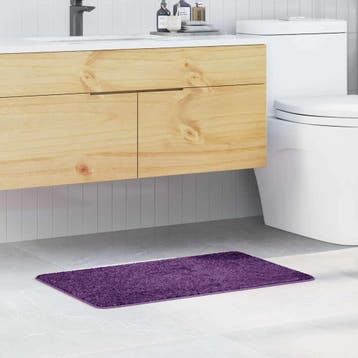 vidaXL Antislip Badmat Paars 50 x 80 cm PP, Verzenden, Nieuw, Paars