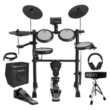 Fazley DDK-040 elektronisch drumstel starterset deluxe, Muziek en Instrumenten, Verzenden, Nieuw