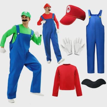 Super Luigi Kostuum Heren & Dames - Compleet Halloween & Car, Verzenden, Nieuw