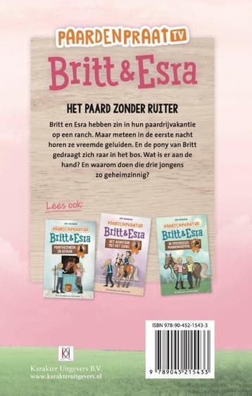 Het paard zonder ruiter / Paardenpraat tv Britt & Esra / 4, Verzenden, Gelezen, Joke Reijnders