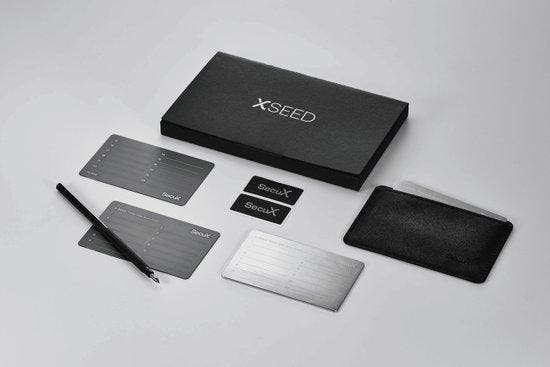 XSeed recovery seed hardware wallet, Zakelijke goederen, Kantoor en Winkelinrichting | Kantoorartikelen, Verzenden