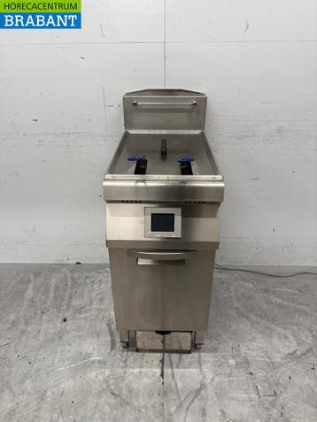RVS Fry Logic FLS 300 Friteuse 22 liter GAS + 230V Horeca, Ophalen of Verzenden, Gebruikt