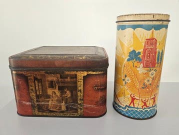 Fa. P. Broekema, Koffie Thee - Turkstra Beschuit - Blikken, Antiek en Kunst