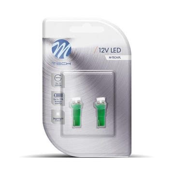 M-Tech LED - T5 12V - Groen - Set, Verzenden, Nieuw