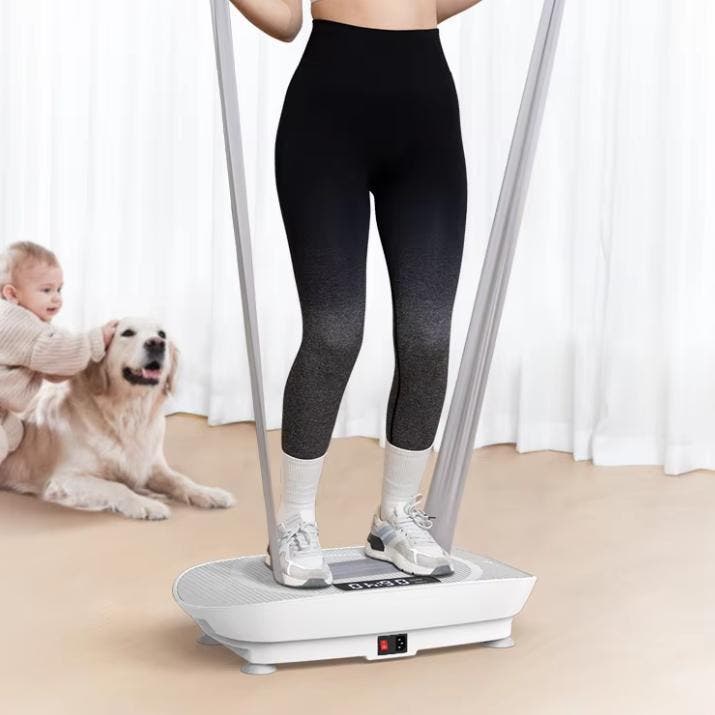 Vibratieplaat Fitness – Full Body met Weerstandsbanden, Sport en Fitness, Fitnessmaterialen, Nieuw, Verzenden