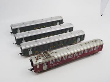 Fleischmann H0 - 1416/1418B - Modeltrein personenwagen (4) -, Nieuw