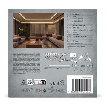 LEDVANCE Flex COB LED-strip 5 meter 24W 2100 lumen 3000K..., Ophalen of Verzenden, Nieuw