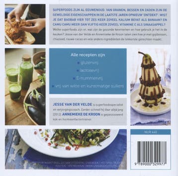 Super food recepten 9789000329977 Jesse van der Velde, Boeken, Verzenden, Zo goed als nieuw, Jesse van der Velde