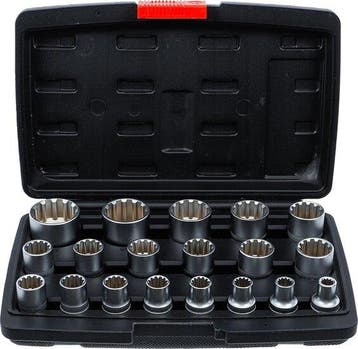 Dopsleutelset Gear Lock 12,5 mm (1/2) 19-dlg, Verzenden, Nieuw