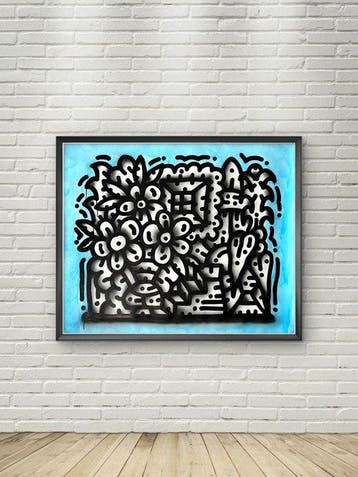 Nuno Barbedo (1983) - The safe space (XL Size Painting)