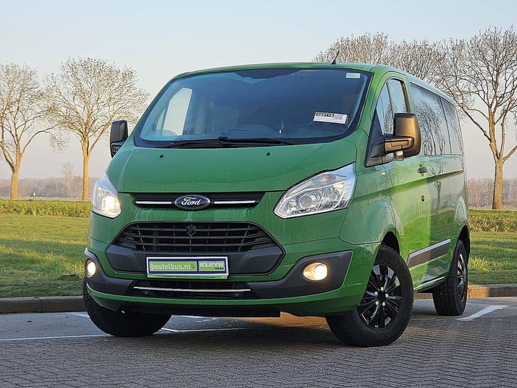 Ford Transit Custom 2.0, Auto's, Bestelauto's, Lease, Handgeschakeld, Financial lease, Groen, Diesel, Euro 6, Gebruikt, Ford