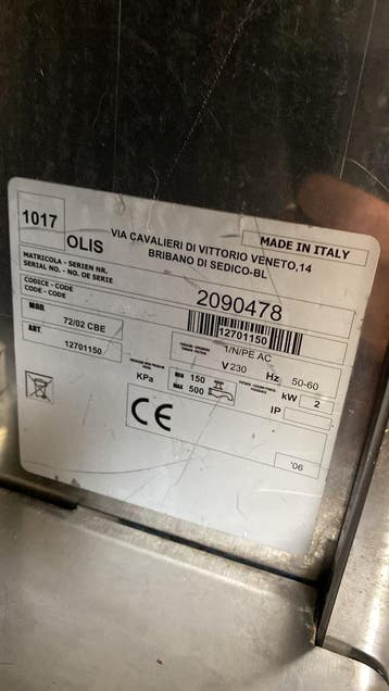 Olis Professionele Elektrische Pastakoker / Kookunit, Ophalen of Verzenden, Gebruikt