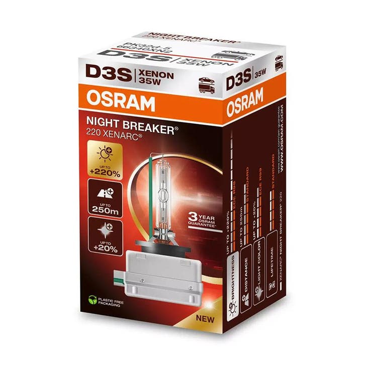 Osram D3S Xenon Lamp 35W Night Breaker 220 PK32d-5, Auto-onderdelen, Verlichting, Nieuw, Ophalen of Verzenden