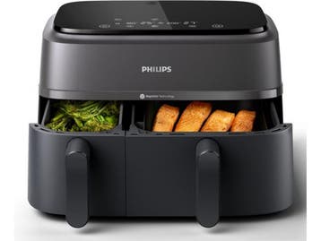 Philips 3000 series NA350/00 - Airfryer - 2 lades - zwart, Verzenden, Nieuw