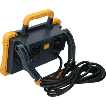 LED bouwlamp anti vandalisme op standaard met stekker – 30 W, Tuin en Terras, Buitenverlichting, Kunststof, Verzenden, Minder dan 50 watt