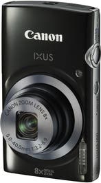 Canon IXUS 160 Digitale Compact Camera - Zwart, Verzenden, Zo goed als nieuw