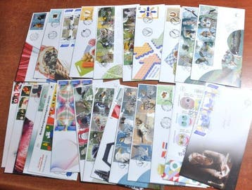 Nederland 2020 - Complete verzameling FDCs 2020 met open, Postzegels en Munten, Postzegels | Nederland, Gestempeld