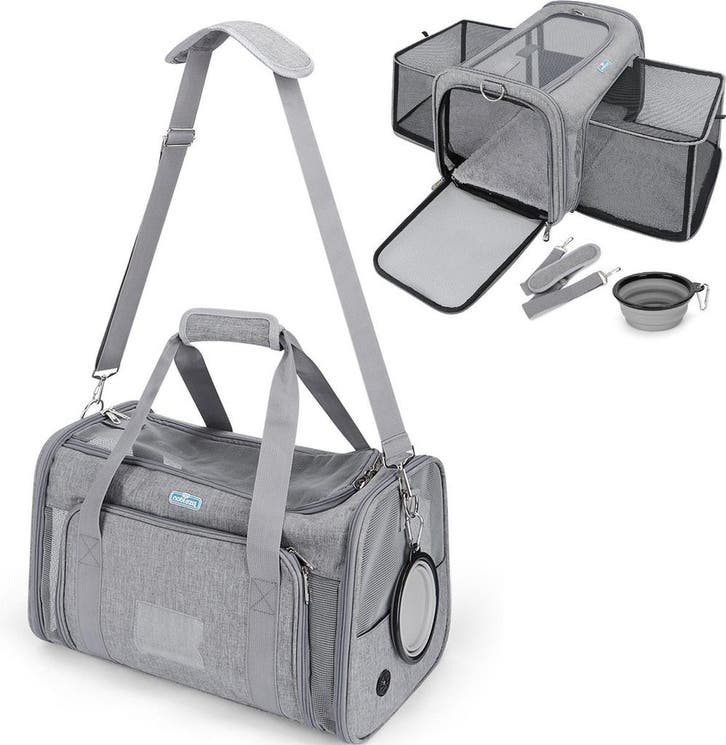 Hondenrugzak – Draagtas Hond – Reismand Kat – 45x28x28 cm –, Dieren en Toebehoren, Transportboxen, Zo goed als nieuw, Verzenden