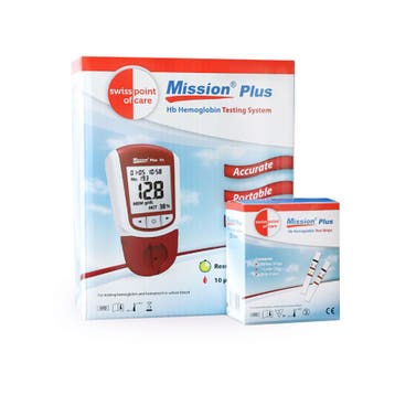 Mission® HB Plus meter startkit voor Hemoglobine en, Diversen, Verzenden, Nieuw