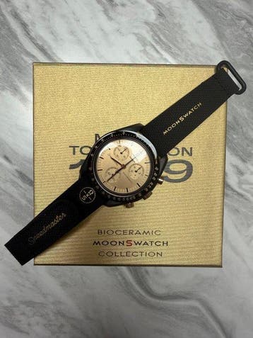 Omega x Swatch - Mission to the Moon 1969 - Zonder, Nieuw