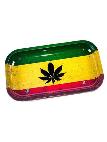 Rolling Tray - Rasta Leaf     Medium, Ophalen of Verzenden, Nieuw