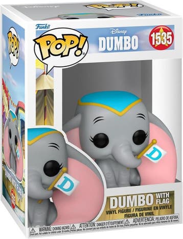 Funko Pop! - Disney Dumbo With Flag #1535 | Funko - Hobby, Verzenden, Nieuw