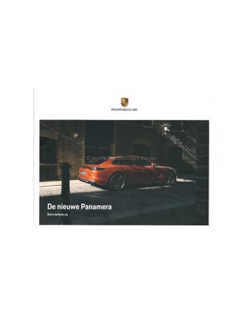 2021 PORSCHE PANAMERA BROCHURE NEDERLANDS, Nieuw, Porsche, Author