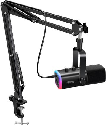 FIFINE - AM8T - USB / XLR Studio microfoon - PC-Gaming Met, Verzenden, Nieuw