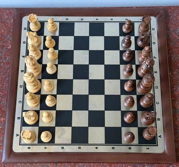 Schaakspel - Hout, Antiek en Kunst