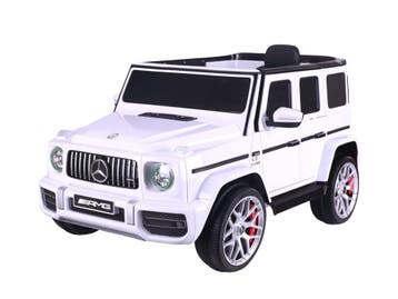 Mercedes G63, 12 volt Lithium Kinder Accu Auto, rubberen ban, Ophalen of Verzenden, Nieuw