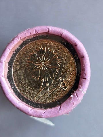 Estland. 2 Euro 2024 Cornflower (25 coins) in roll (Zonder
