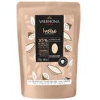 Valrhona Chocolade Druppels Wit Ivoire (35%) 250g, Verzenden, Nieuw