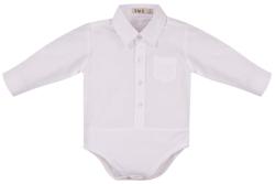 EMC baby romper wit met kraagje - 74 (6-9 maanden), Kinderen en Baby's, Ophalen of Verzenden, Nieuw