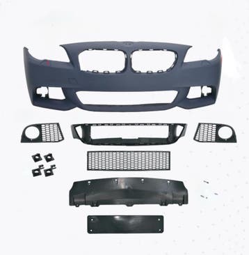 BMW F10 M-Tech Bodykit Set–Dubbele Uitlaat L+R + Sideskirts, Nieuw, Voor, BMW, Bumper