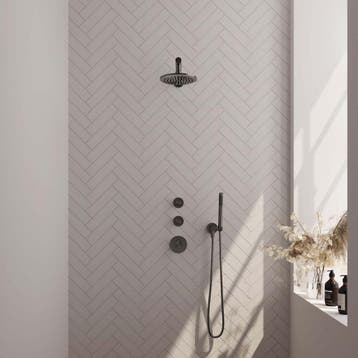 Thermostatische Inbouwdoucheset Brauer Gunmetal Edition, Ophalen of Verzenden, Nieuw, Kraan