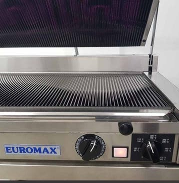 Euromax Medium keramische grill met timer (ribbel - ribbel), Verzenden, Nieuw in verpakking