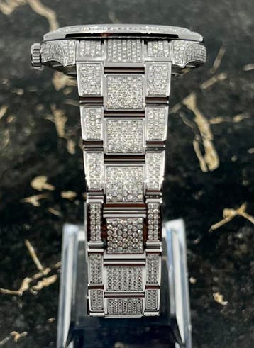 Rolex Datejust 41 - Nieuw color 126300 - Iced Out - Diamonds, Staal, Polshorloge, Nieuw, Rolex