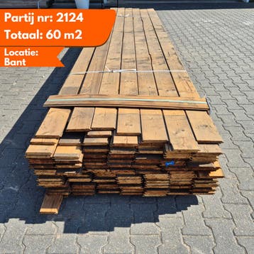 Partij Thermo vuren channelsiding 3900-3600x143-130x17mm, Ophalen of Verzenden, Nieuw